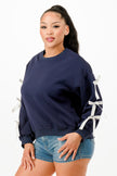 Casual Sweatshirts With Bow - Pikemla