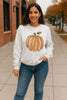Pumpkin Print Sweater