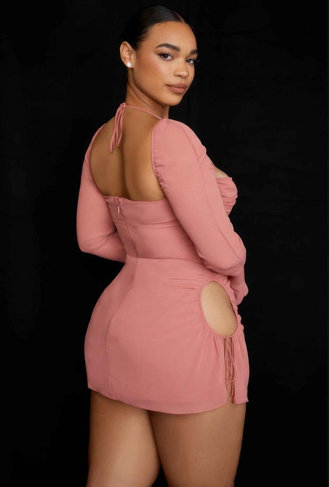 Peek Hole Mini Dress