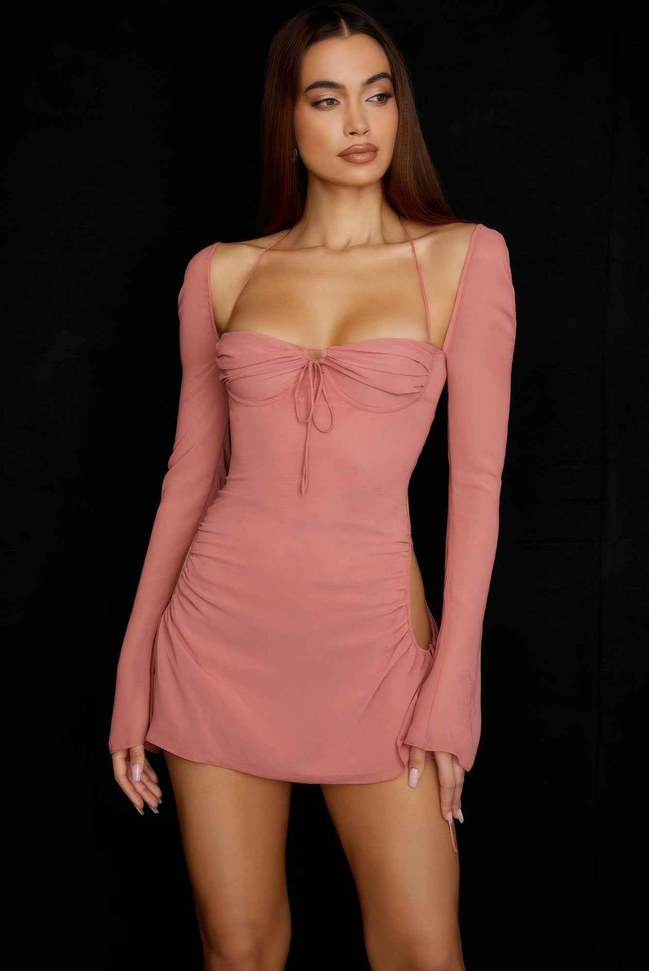 Peek Hole Mini Dress