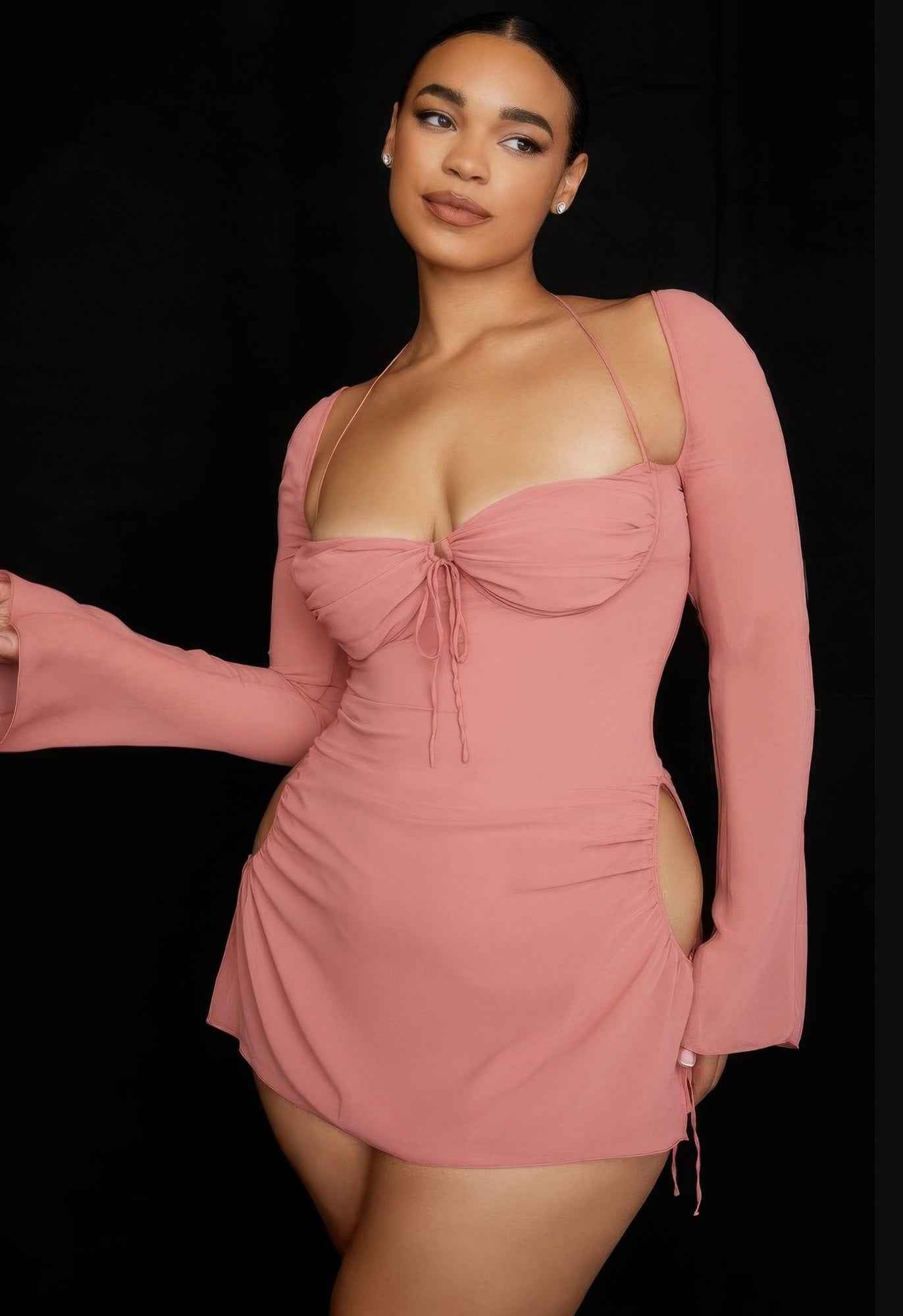 Peek Hole Mini Dress