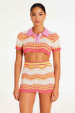 Zig Zag Crochet Two Piece Set