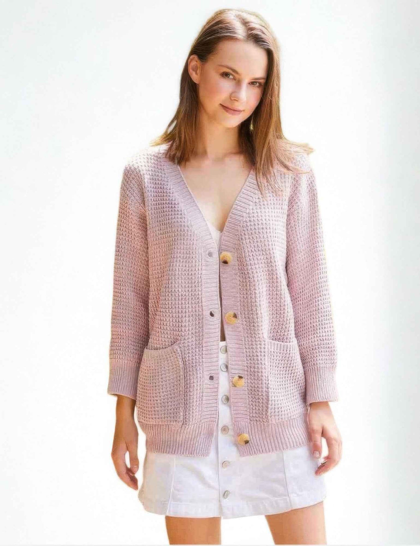 Button Down Knit Cardigan