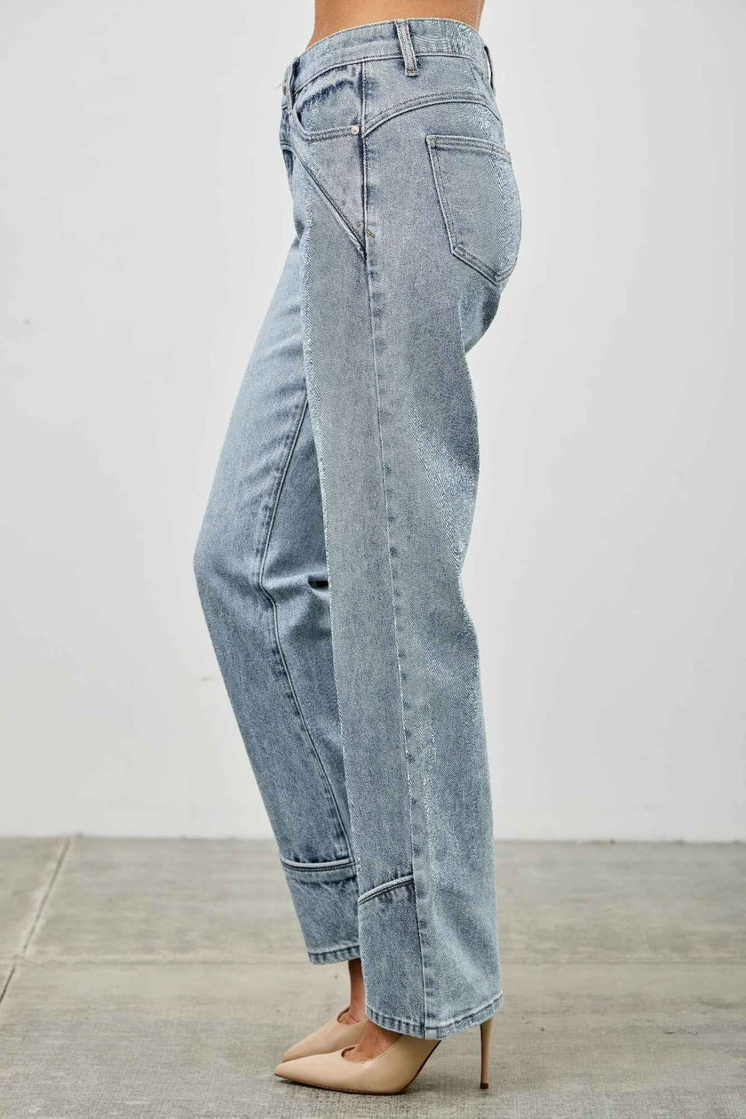 Mid Rise Straight With Piping