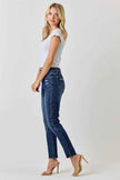 High Rise Ankle Skinny With Button Fly