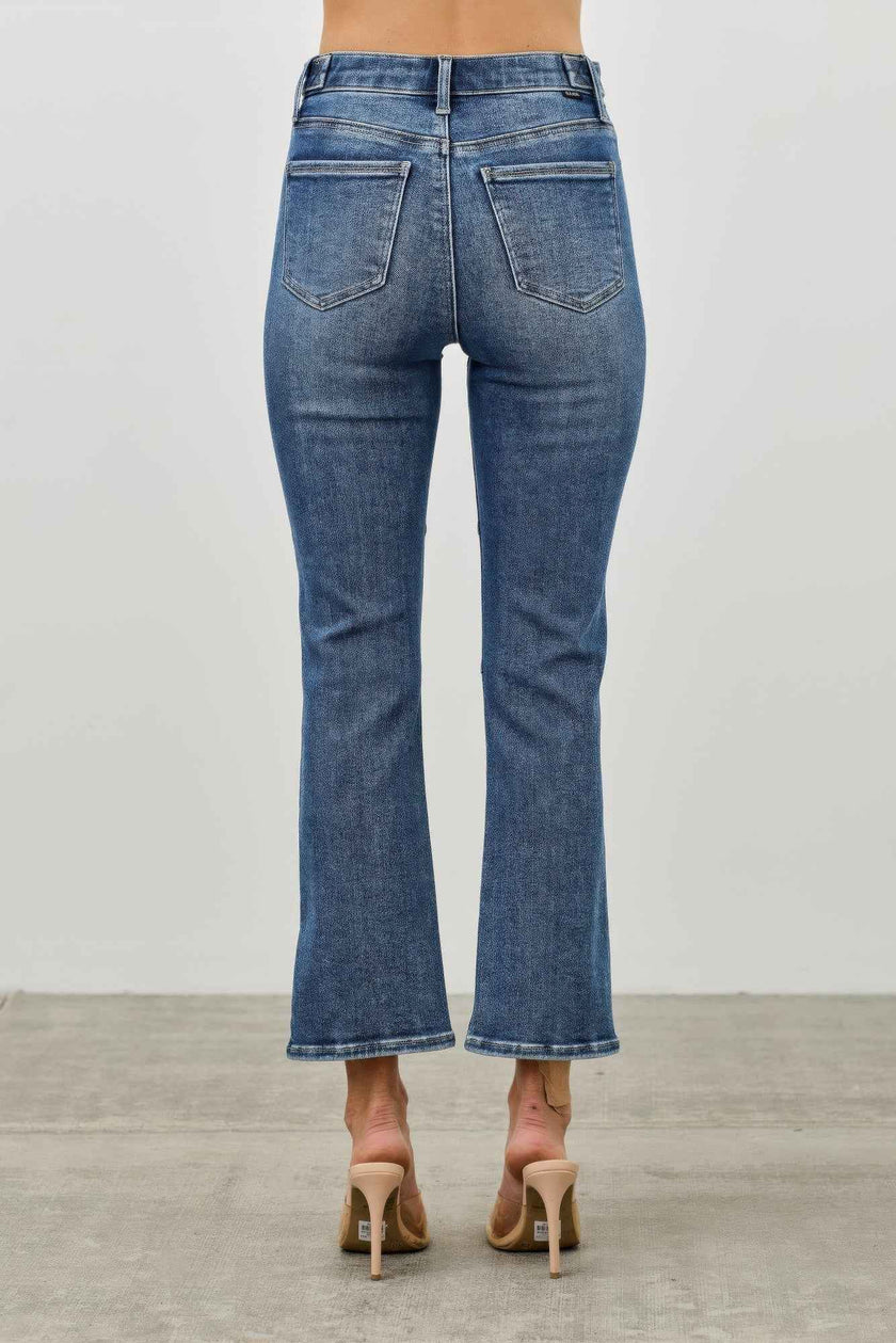 Mid Rise Skinny Crop Tummy Control