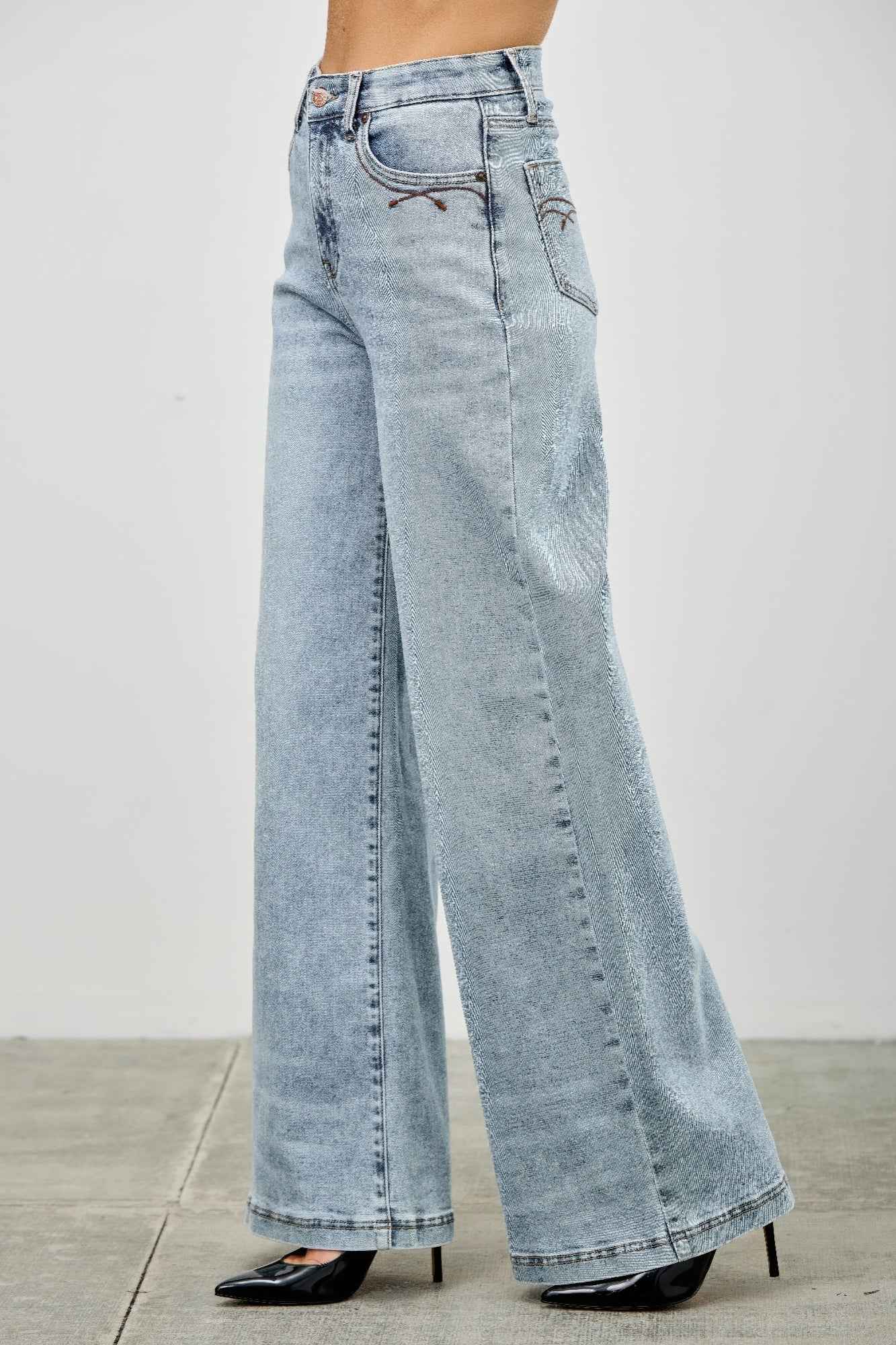 High Rise Wide Leg
