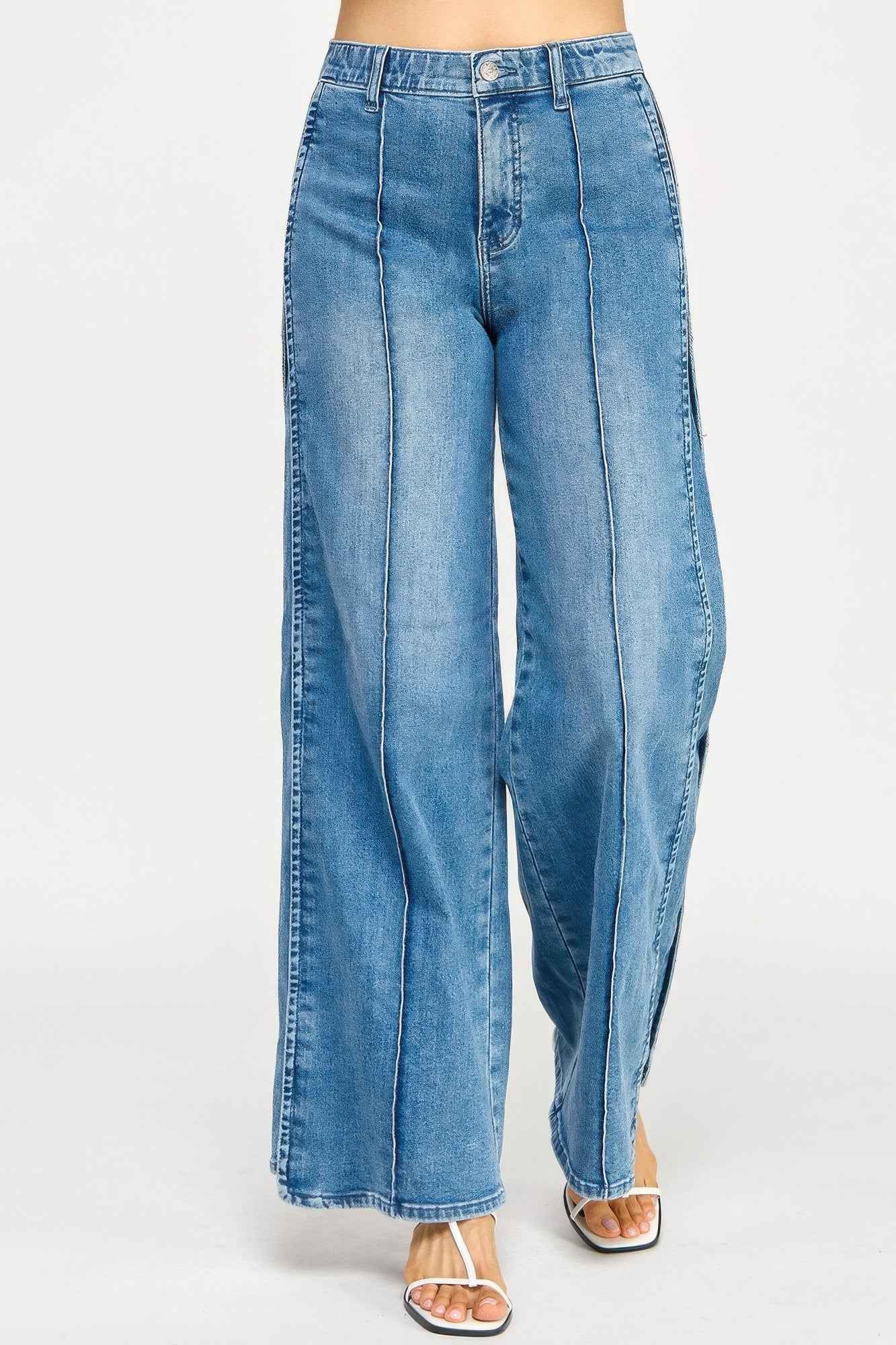 High Rise Wide Leg With Tummy Control