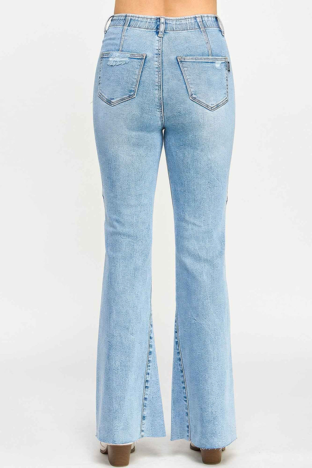 High Rise Flare With Seam Detail