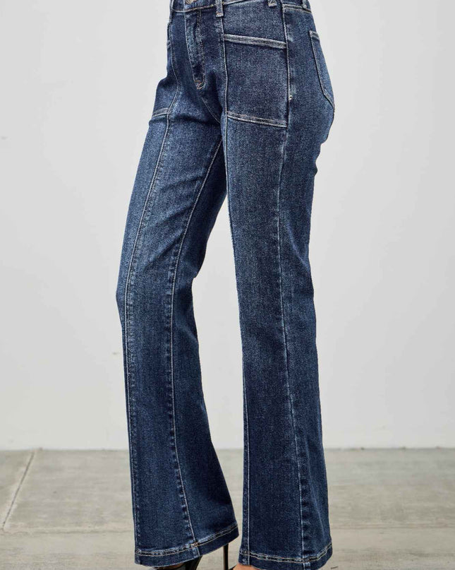 High Rise Boot Cut With Seam Detail