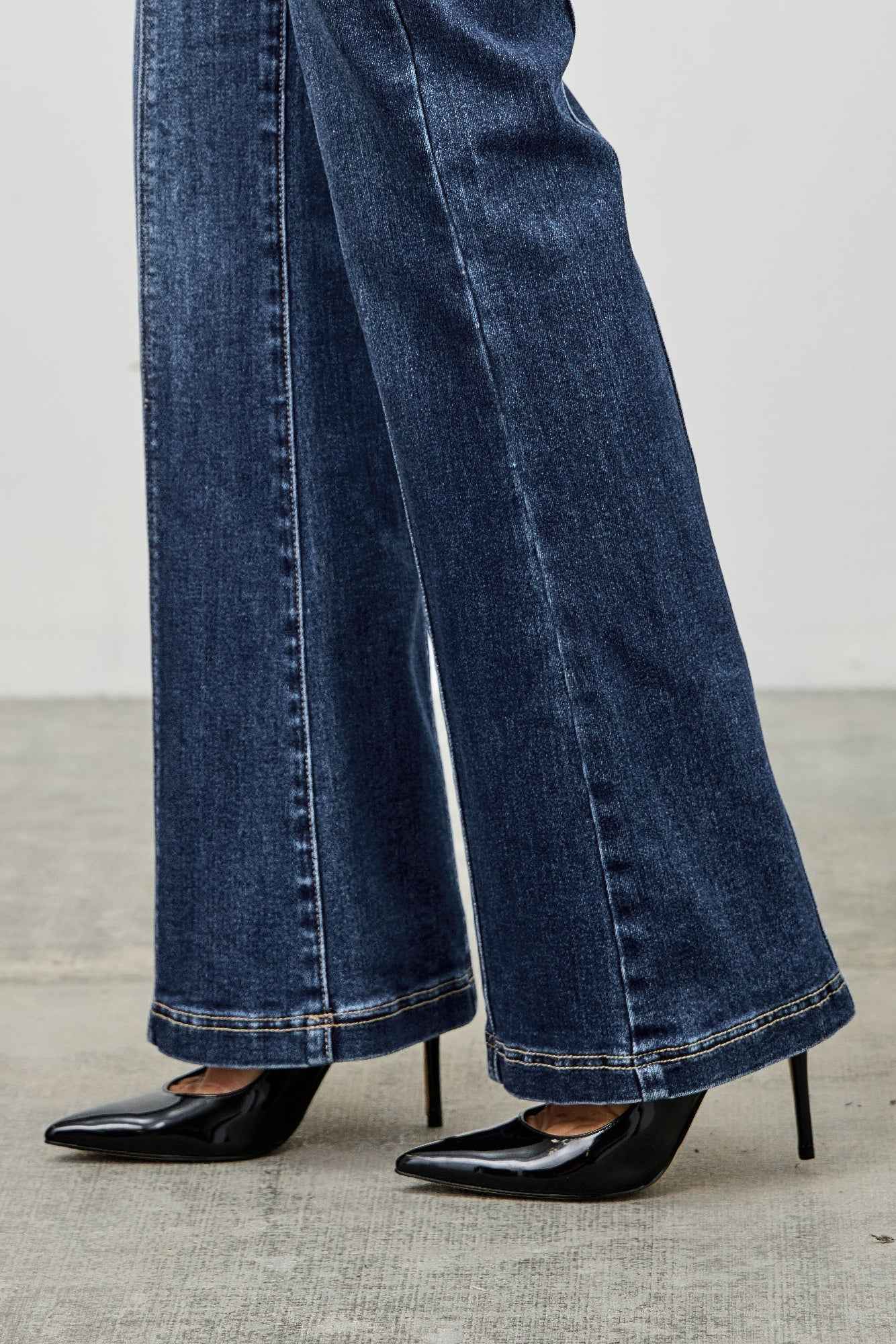 High Rise Boot Cut With Seam Detail
