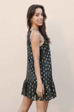 Sacred Tree Ruffle Bottom Dress