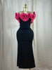 Midnight Magnolia Rosette Gown