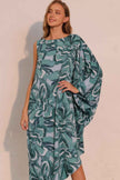 Chasing Petals One Sleeve Dress