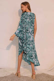 Chasing Petals One Sleeve Dress