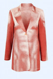 Notched Collar Mini Dress Blazer