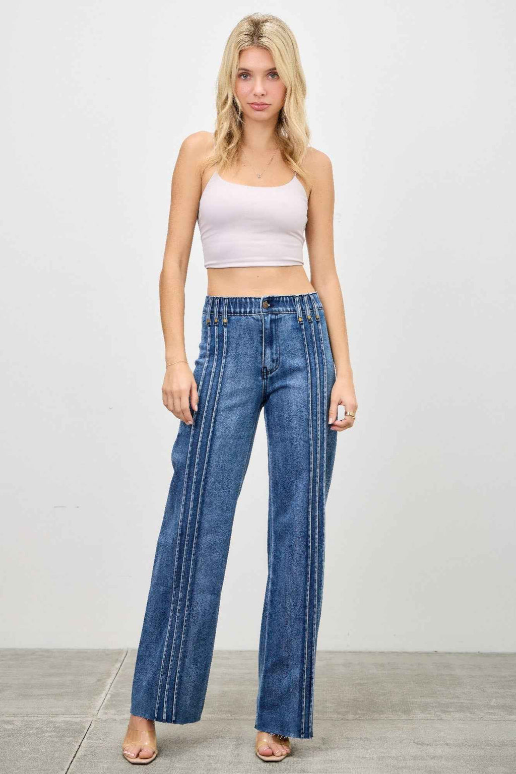 High Rise Straight With Front Lines