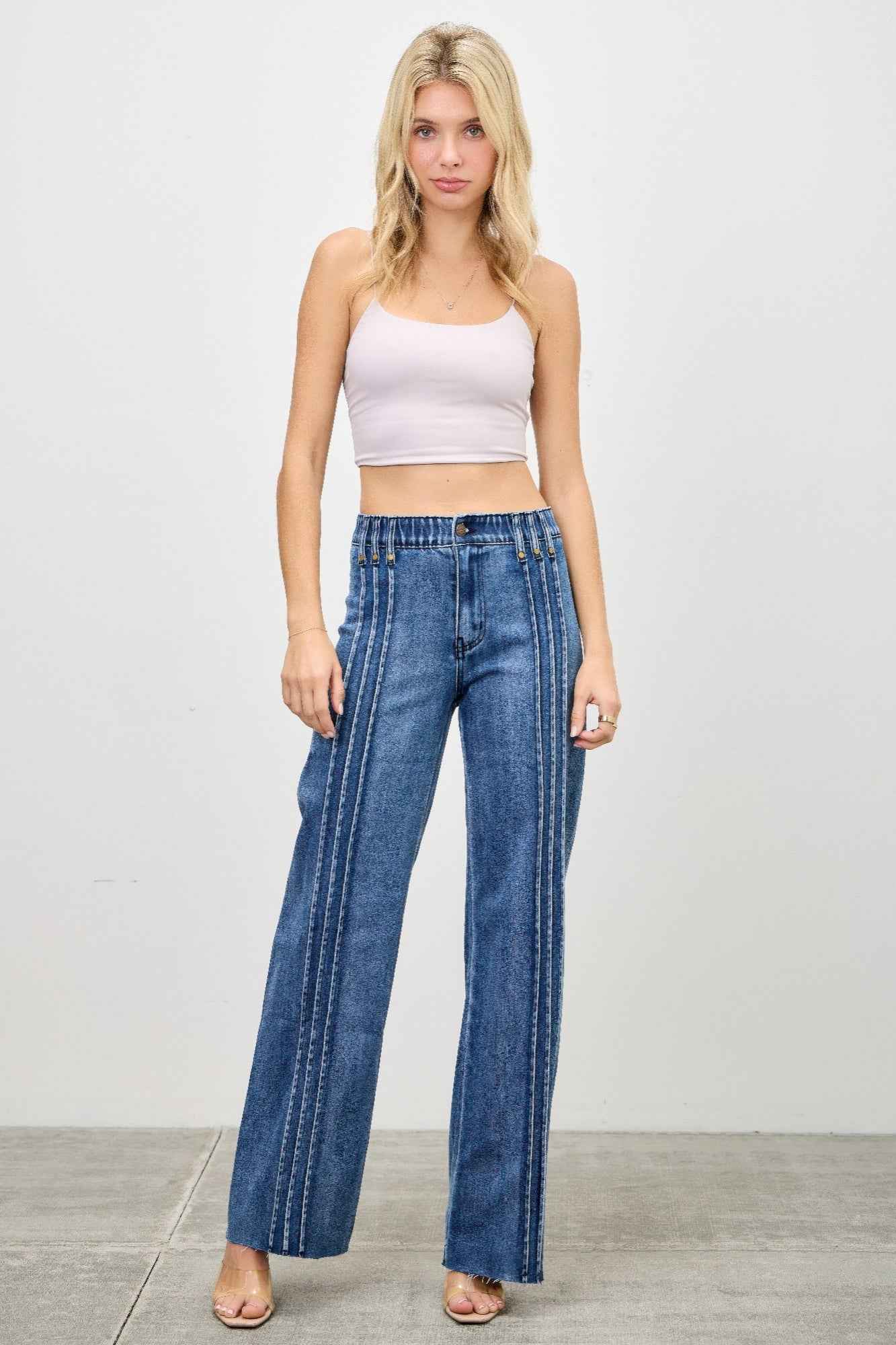 High Rise Straight With Front Lines