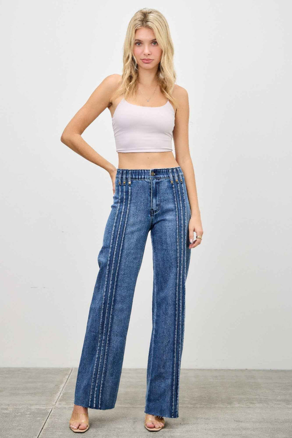 High Rise Straight With Front Lines