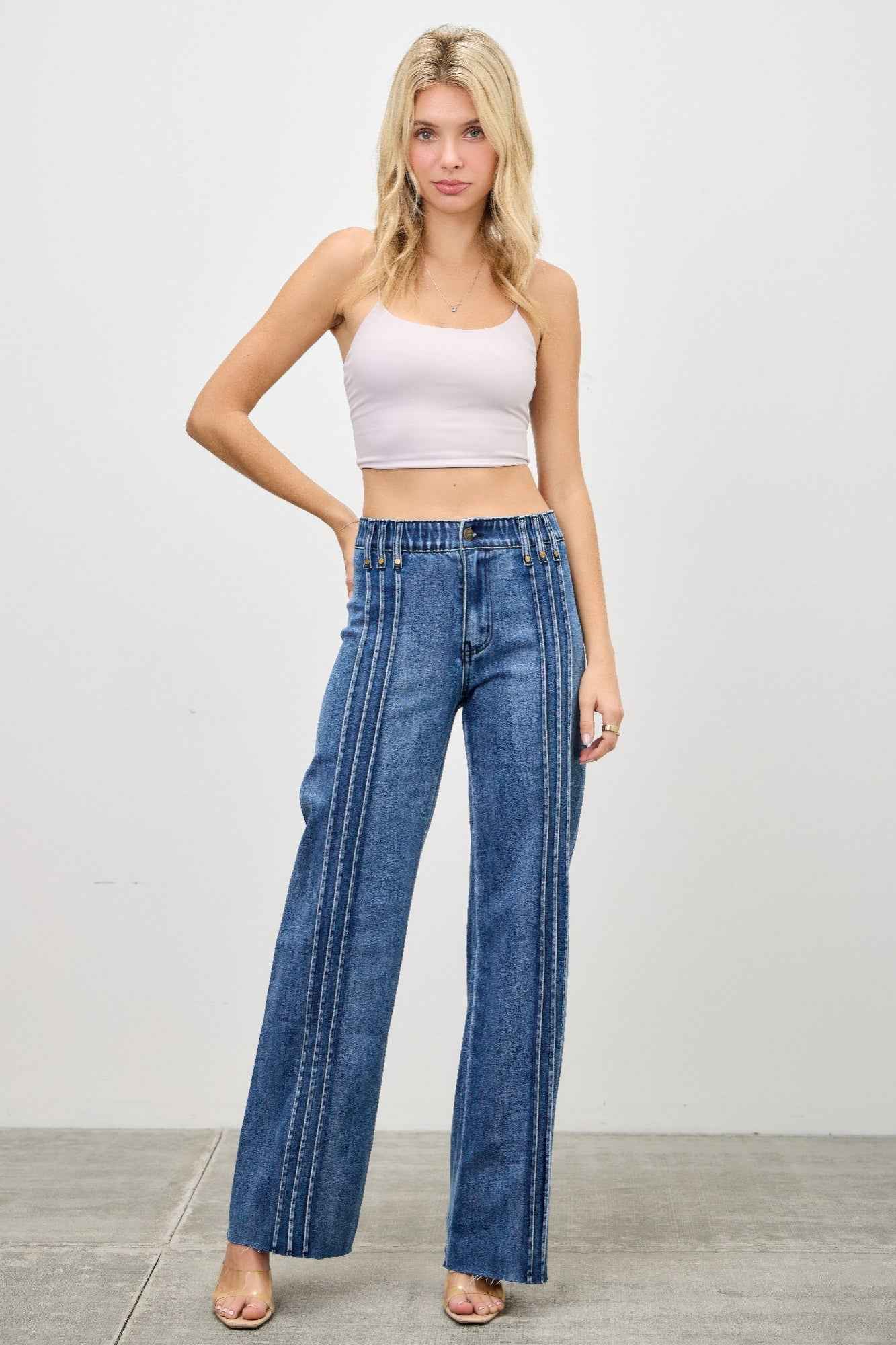 High Rise Straight With Front Lines