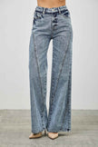 High Rise Relaxed Straight With Seam Detail