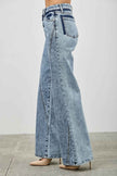 High Rise Relaxed Straight With Seam Detail