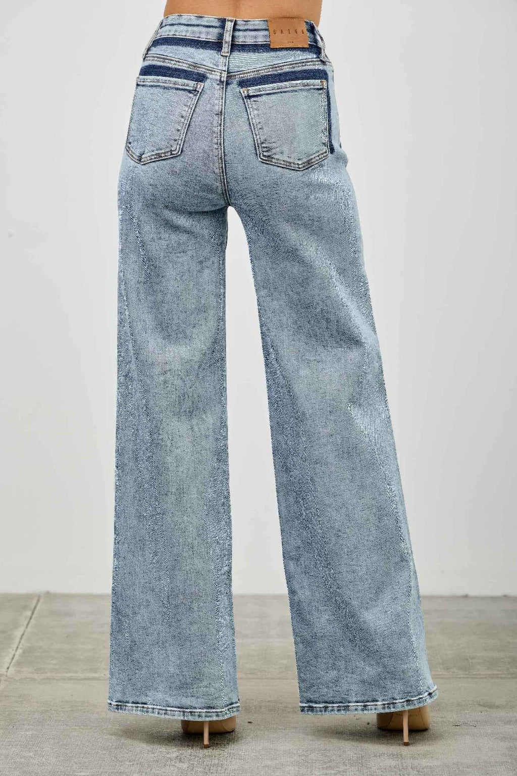 High Rise Relaxed Straight With Seam Detail