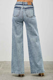 High Rise Relaxed Straight With Seam Detail