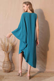 Matte Crepe One Sleeve Dress
