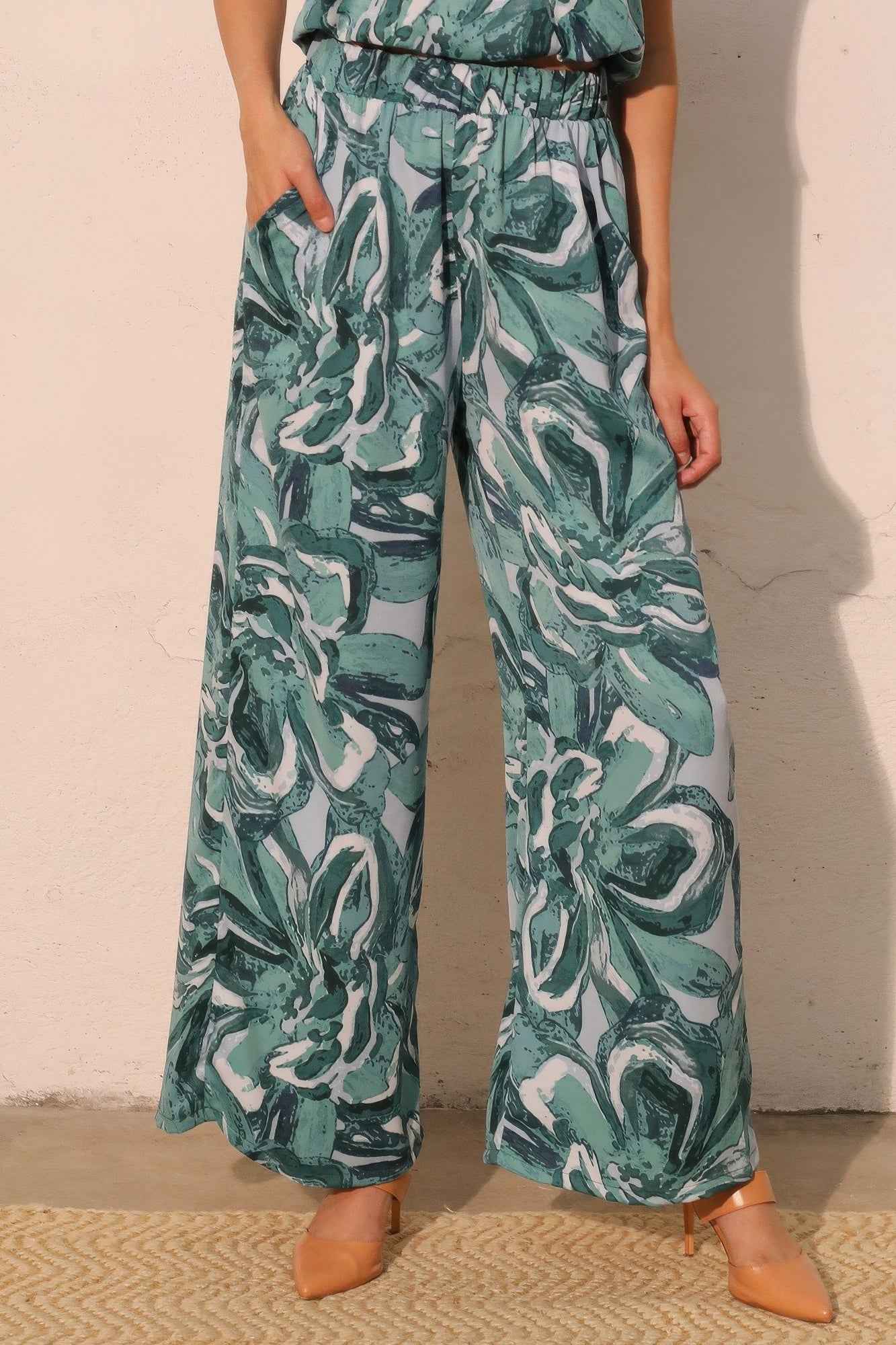 Chasing Petals Pocket Pants