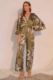 Dreaming Lily Satin Cape Jumpsuit