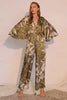 Dreaming Lily Satin Cape Jumpsuit