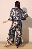 Dreaming Lily Satin Cape Jumpsuit