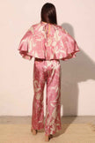 Dreaming Lily Satin Cape Jumpsuit