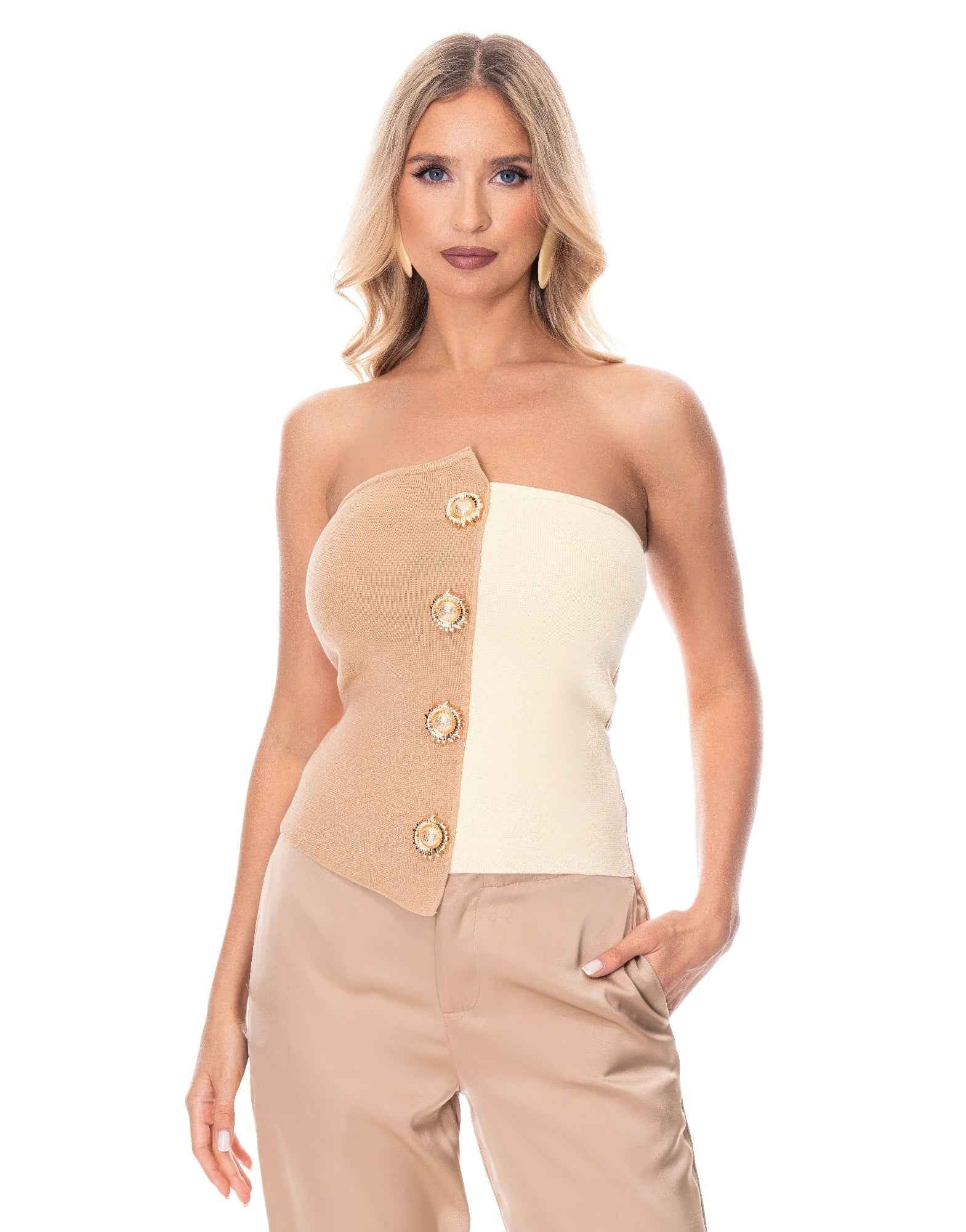 Strapless Top