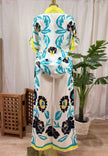 Lime Bloom Two-piece Set