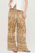 Smocked Waist Floral Pants