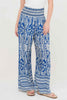 Smocked Waist Floral Pants