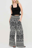 Smocked Waist Floral Pants