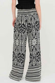 Smocked Waist Floral Pants