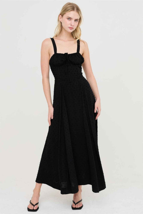 Boned Tie-back Dress