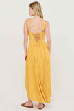 Boned Tie-back Dress