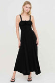 Boned Tie-back Dress