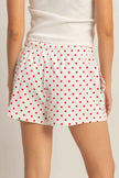 Polka Dot Drawstring Shorts