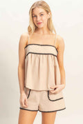 Sleeveless Babydoll Top