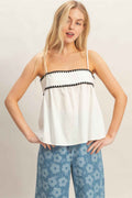 Sleeveless Babydoll Top