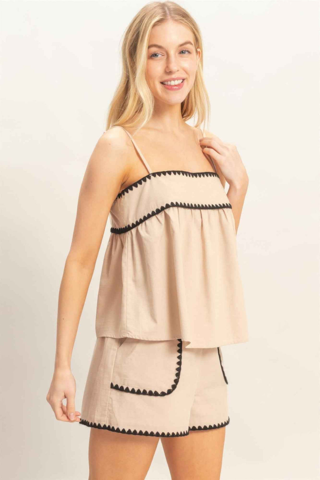 Sleeveless Babydoll Top