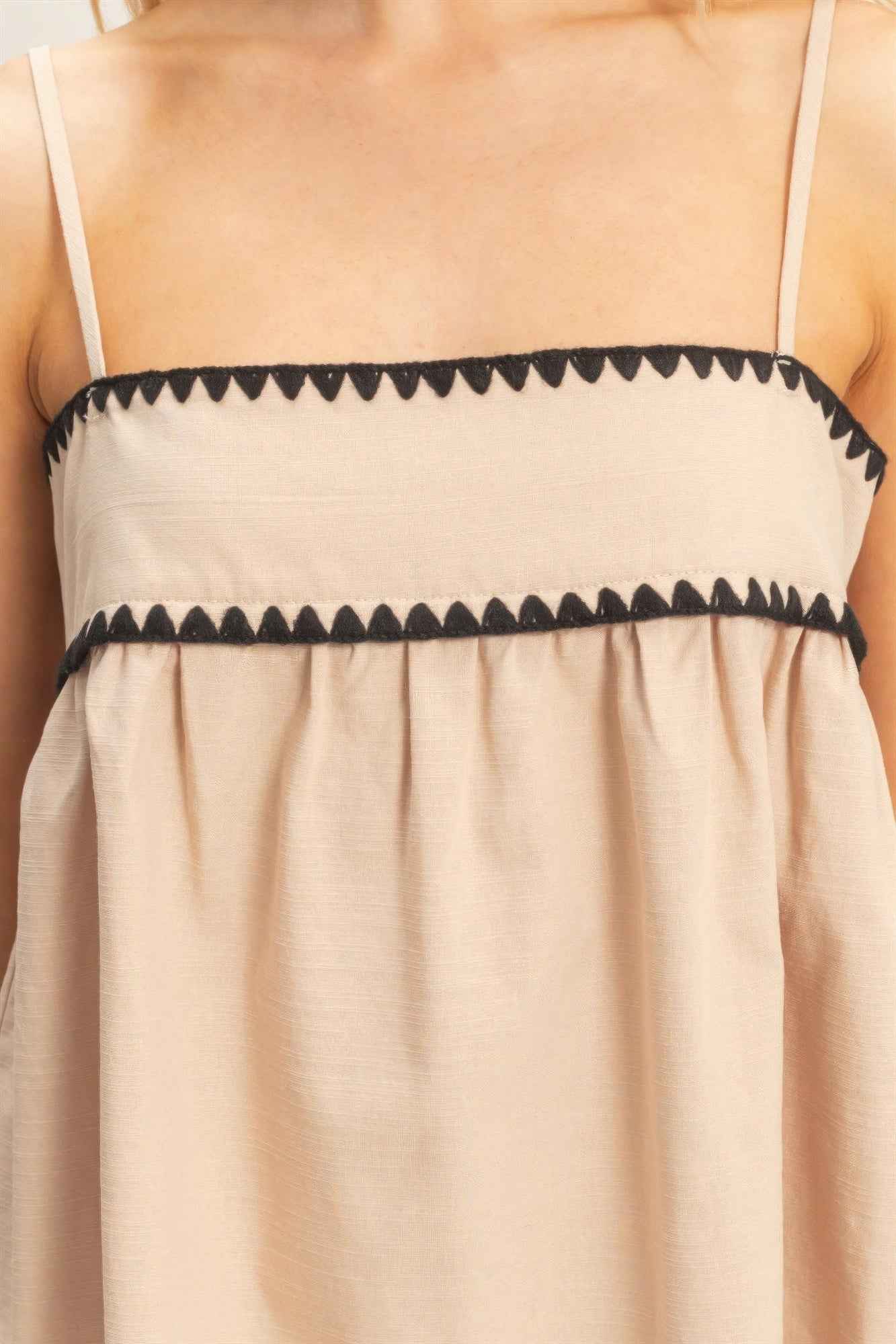 Sleeveless Babydoll Top