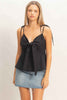 Tie Front Spaghetti Strap Top