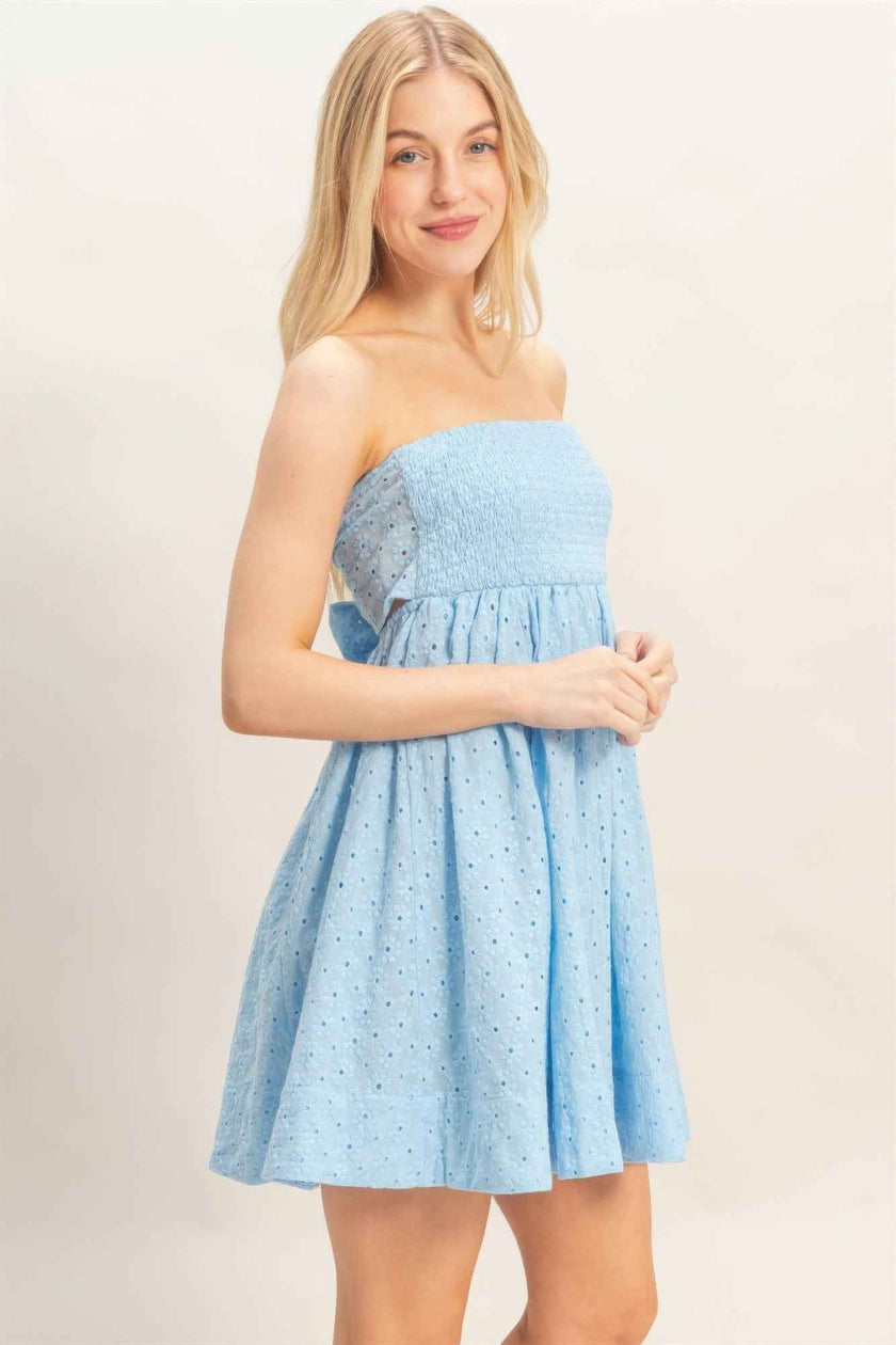 Smocked Tube Top Dress